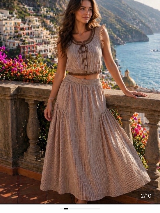 Caroline Constas Dresses & Skirts - CAROLINE CONSTAS Gingham Maxi | Skirt ONLY | Size Large